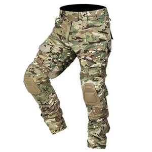 Unisex Tactical Combat Cargo Pants with Knee Pads