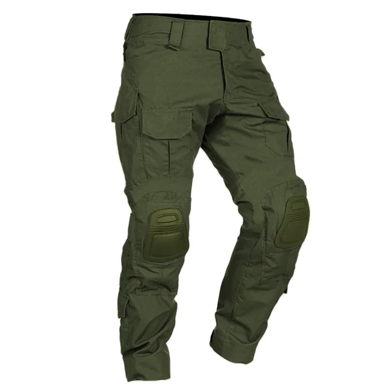 Unisex Tactical Combat Cargo Pants with Knee Pads