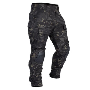 Unisex Tactical Combat Cargo Pants with Knee Pads