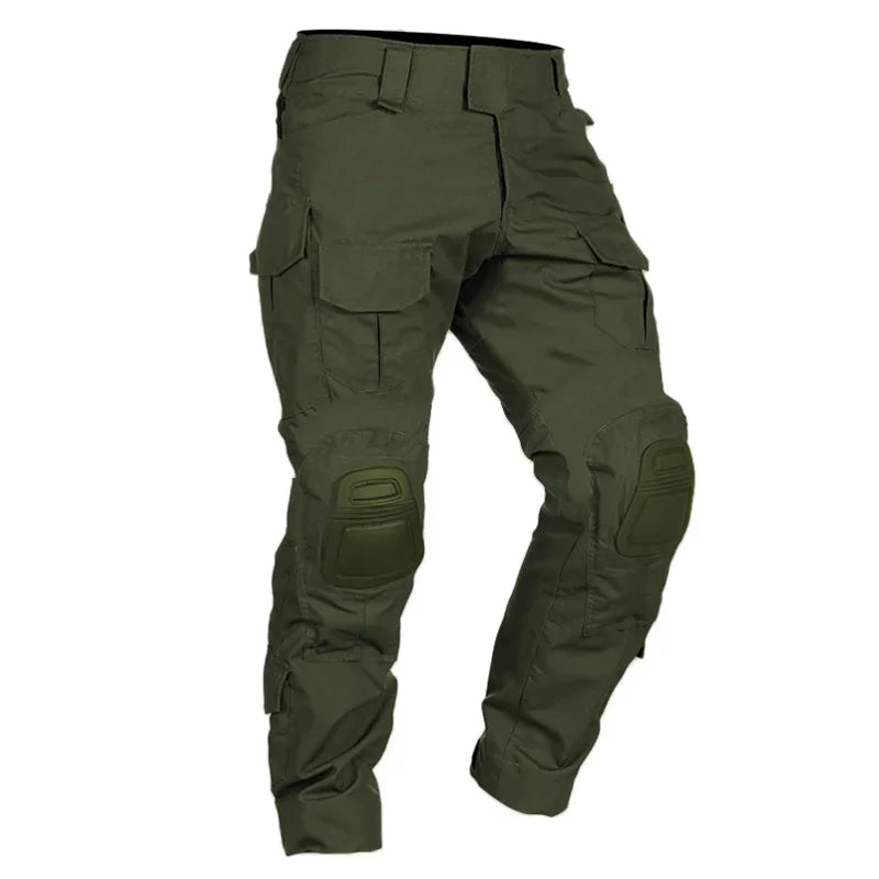 Unisex Tactical Combat Cargo Pants with Knee Pads