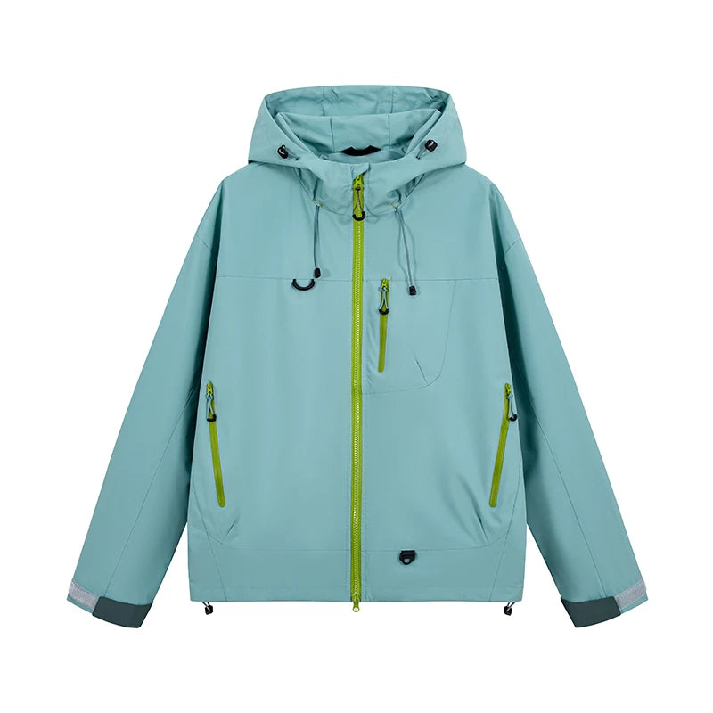 Unisex Waterproof Outdoor Hiking Windbreaker Jacket