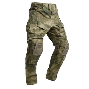 Unisex Tactical Combat Cargo Pants with Knee Pads