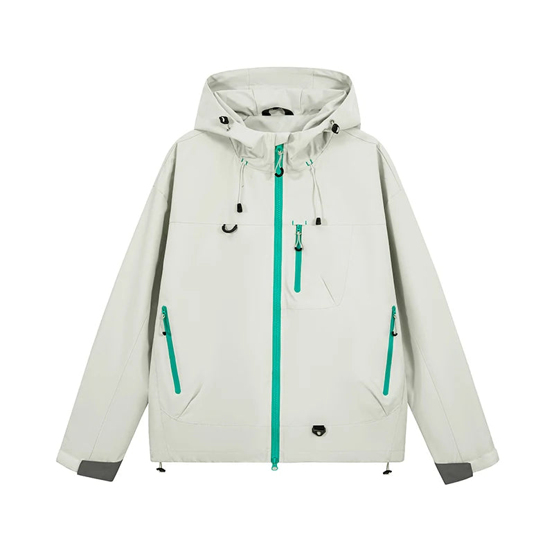 Unisex Waterproof Outdoor Hiking Windbreaker Jacket